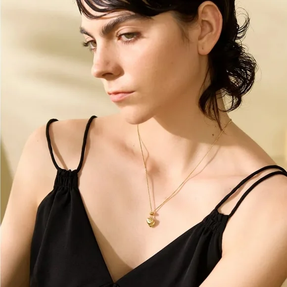 Heart Long Pendant Pull-Out Necklace - Picture 8 of 9